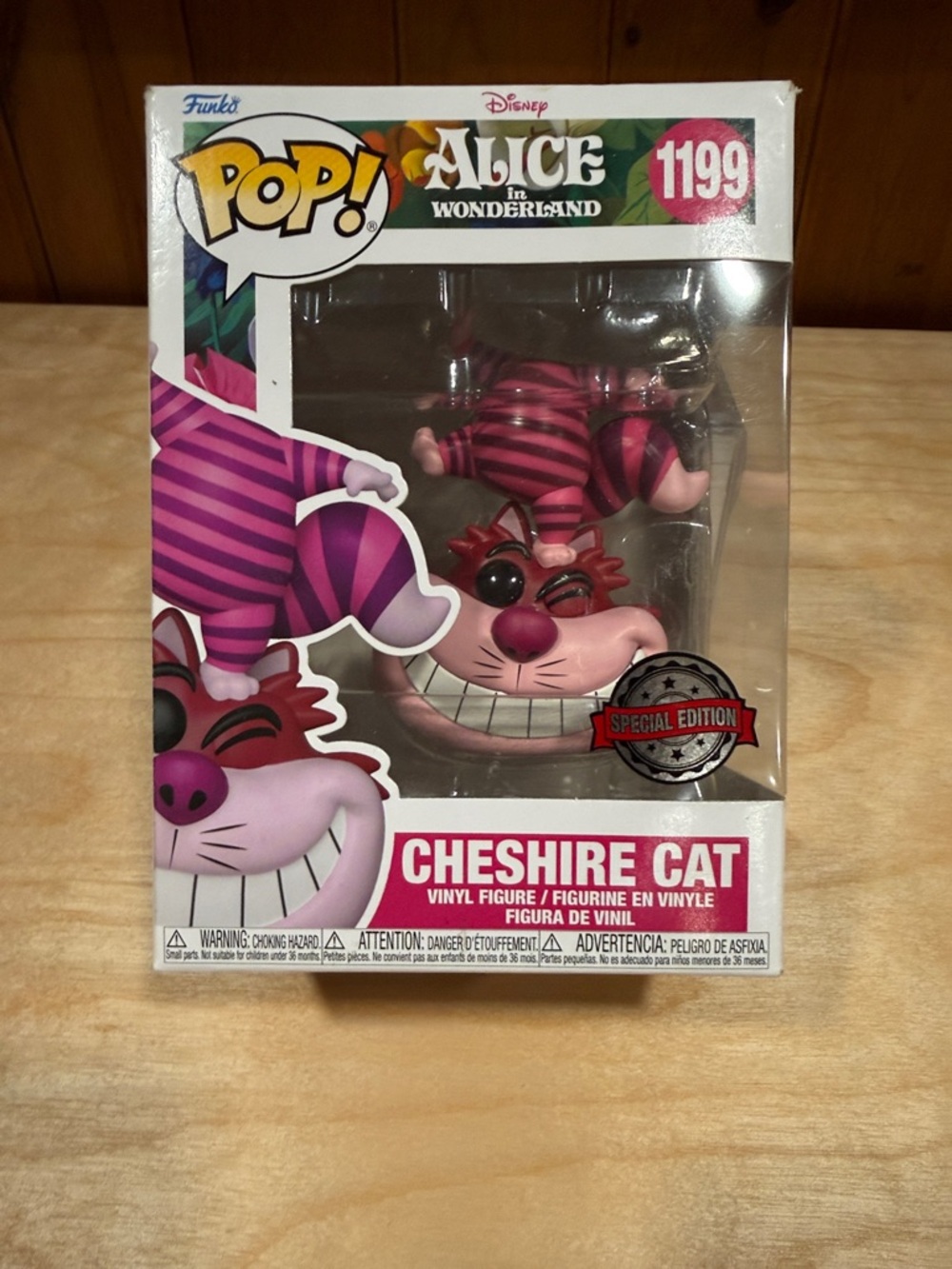 Funko Cheshire Cat Pop! Figure - Pink, Purple